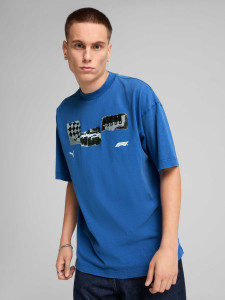 Футболка чоловіча Puma F1 Car Graphic Tee Blue 630136-05 630136-05