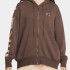 Толстовка жіноча Nike Sportswear Air Fleece Oversized Full-Zip Hoodie Brown FB8047-237
