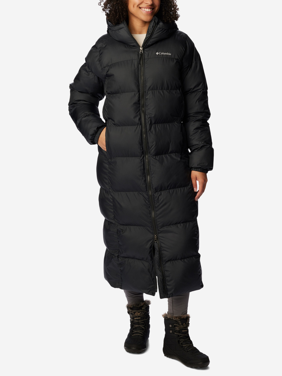 Пальто утеплене Puffect™ II Long Jacket 2088451CLB-010 Columbia L (48) Чорний 2088451CLB-010