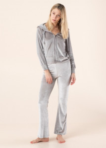 Штани ONLBILLY VELOUR PANT JRS 15240648 Ash ONLY L Сірий 15240648ASH