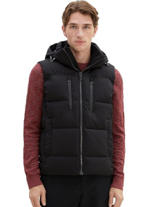 Жилетка 1037355-29999 Tom Tailor M Чорний 1037355-29999