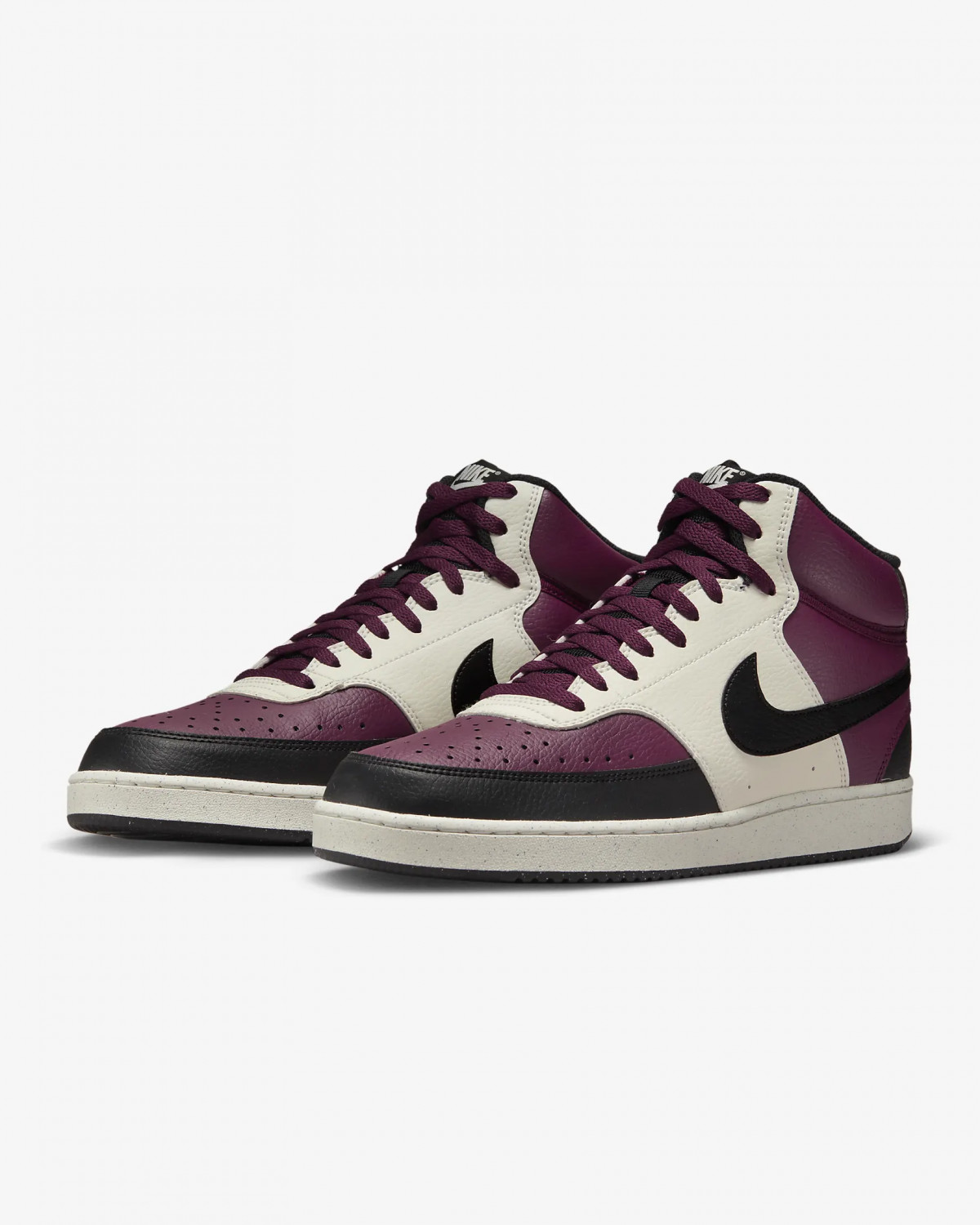 Кросівки NIKE COURT VISION MID NN DN3577-600 Nike 10 (44) Бордовий DN3577-600