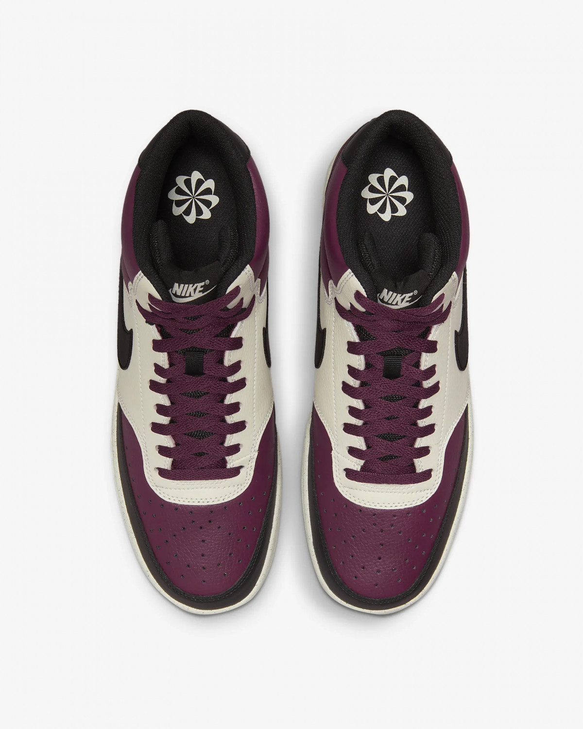 Кросівки NIKE COURT VISION MID NN DN3577-600 Nike 10 (44) Бордовий DN3577-600