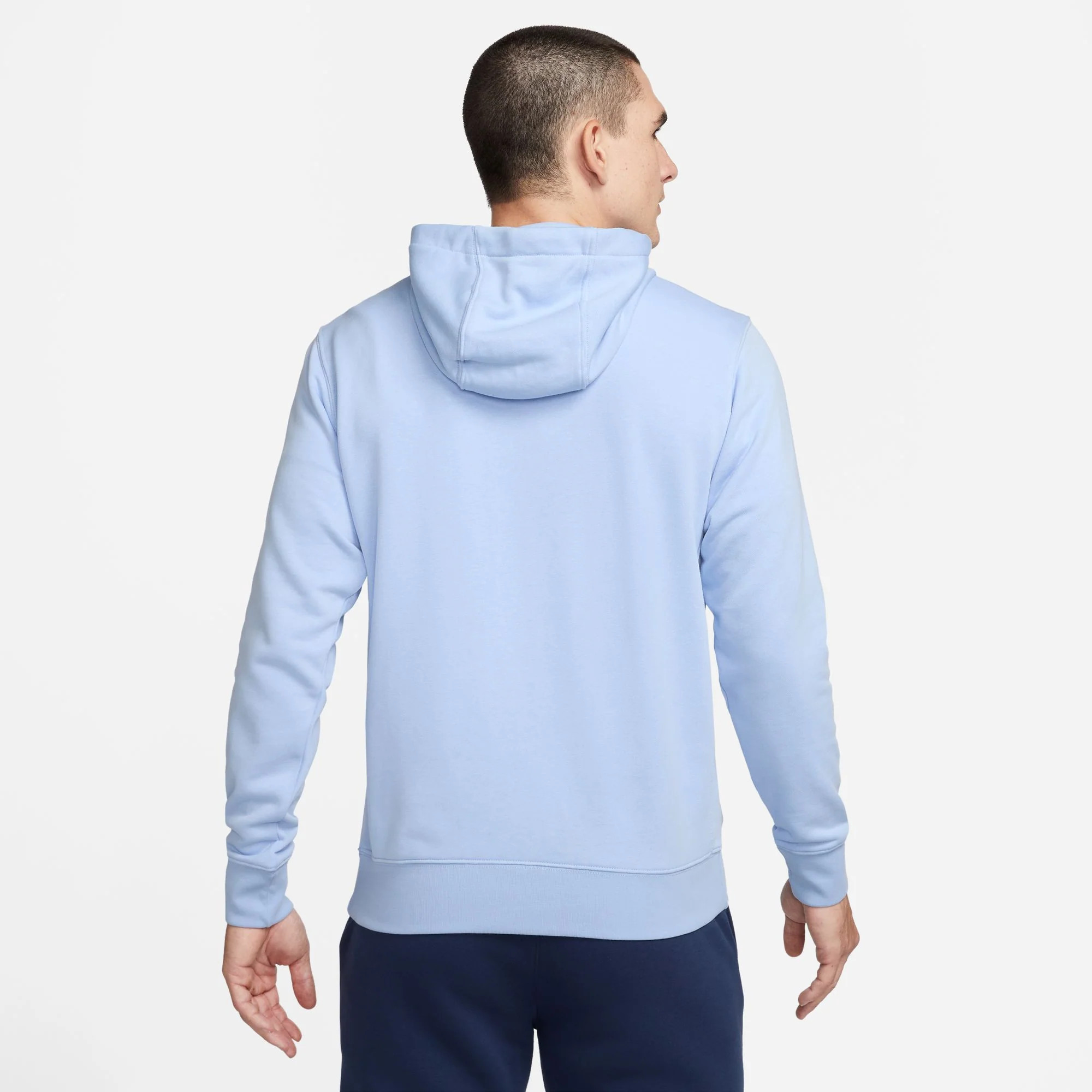 Худі чоловіче Nike Hooded Sweatshirt Inter M Nsw Club Hoodie Po Ft Light Blue DV4962-548