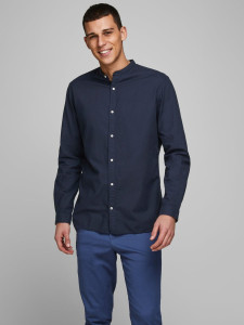 Сорочка 12163856Navy Jack&Jones L Темно-синій 12163856NAVY