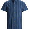 Сорочка JORTOM SHIRT SS 12187609 Navy Blazer Jack&Jones L Темно-синій 12187609NAVYBLAZER