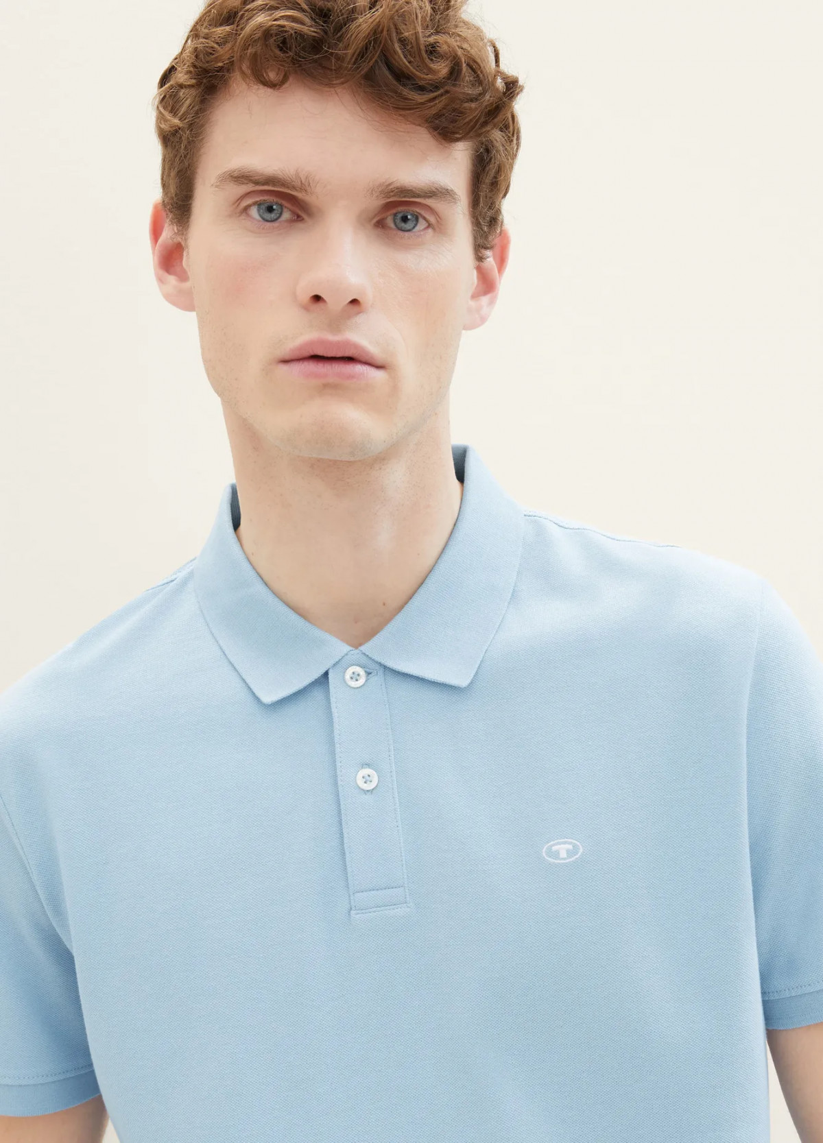 Футболка поло Basic Polo Shirt 1031006-32245 Tom Tailor L Блакитний 1031006-32245