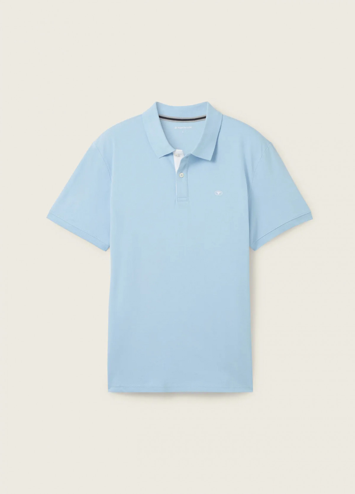 Футболка поло Basic Polo Shirt 1031006-32245 Tom Tailor L Блакитний 1031006-32245