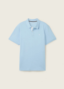 Футболка поло Basic Polo Shirt 1031006-32245 Tom Tailor L Блакитний 1031006-32245