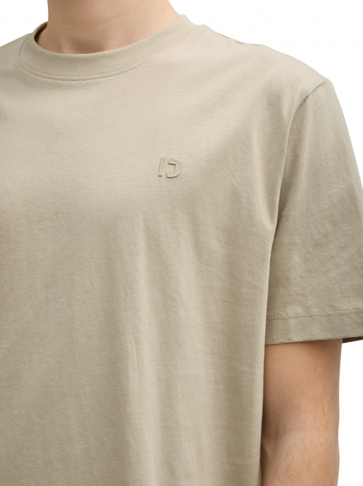 Футболка Men's Denim Slim Fit T-Shirt 1037655-35723 Tom Tailor L Бежевий 1037655-35723