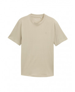 Футболка Men's Denim Slim Fit T-Shirt 1037655-35723 Tom Tailor L Бежевий 1037655-35723