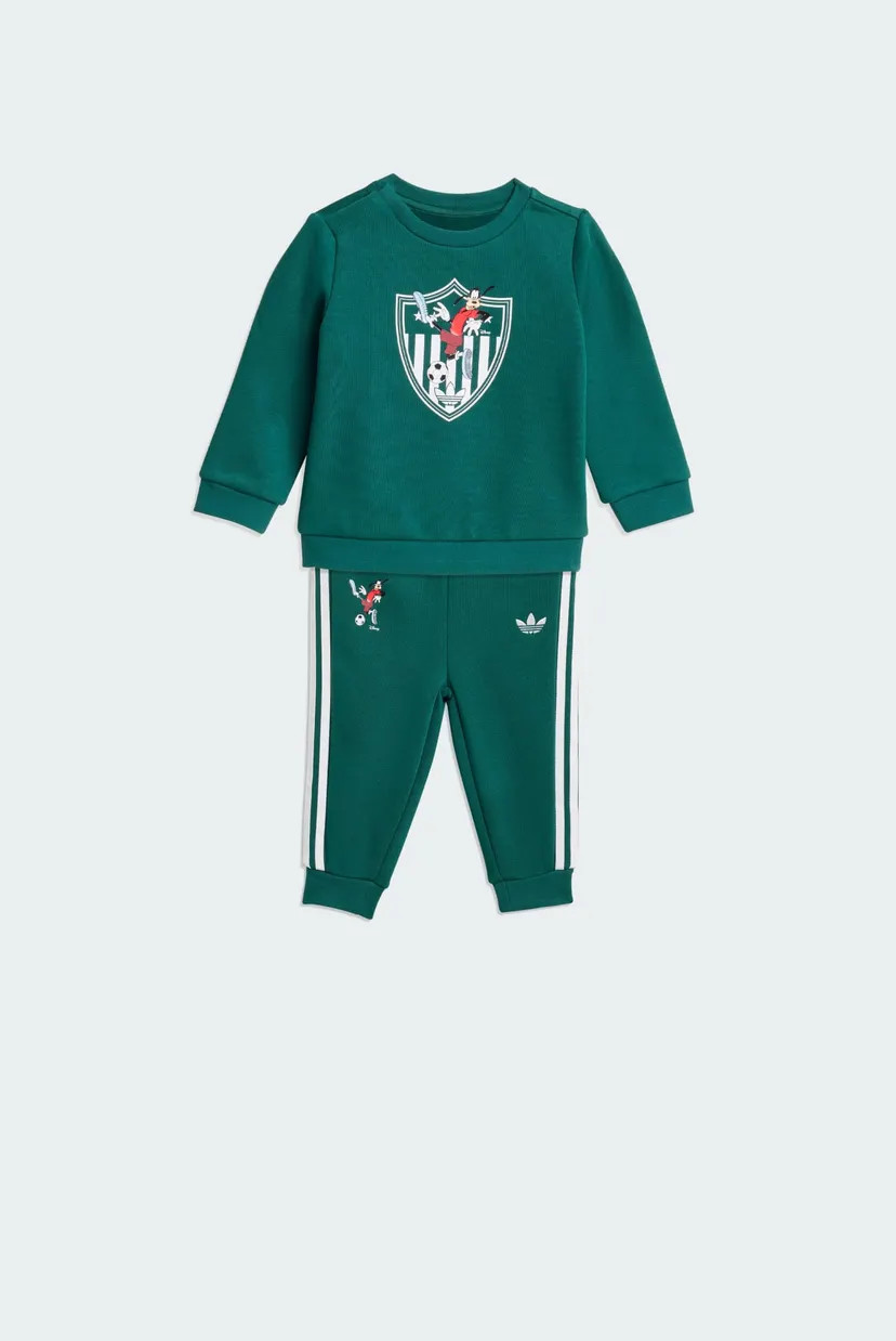 Костюм спортивний дитячий CREW SET KC8425 Adidas 104 Зелений KC8425