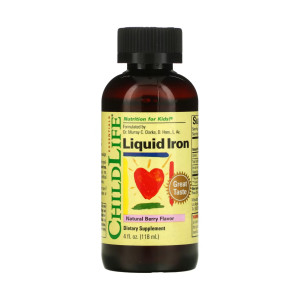 Рідина ChildLife Essentials Liquid Iron - 118 ml (4 fl oz) Natural Berry 2023-10-3468