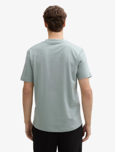 Футболка Men's Denim Slim Fit T-Shirt 1037655-28129 Tom Tailor L Блакитний 1037655-28129