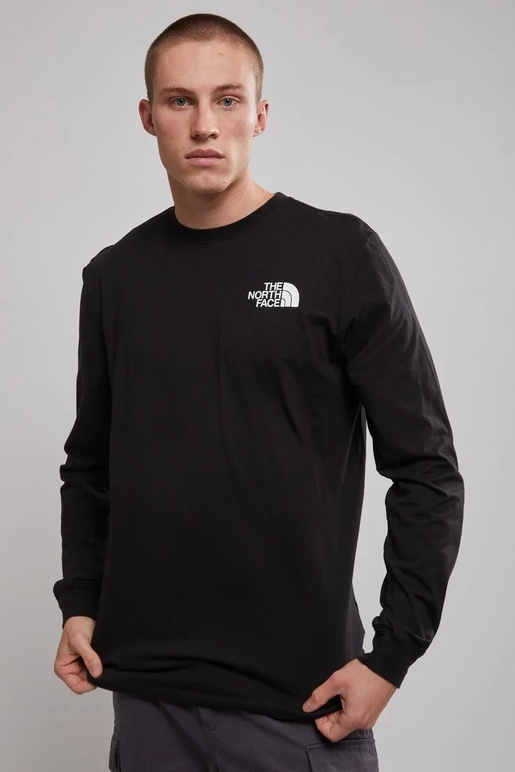 Лонгслів The North Face Long Sleeve Box Nse Mens Tee Black NF0ATUNLKY4