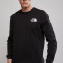 Лонгслів The North Face Long Sleeve Box Nse Mens Tee Black NF0ATUNLKY4