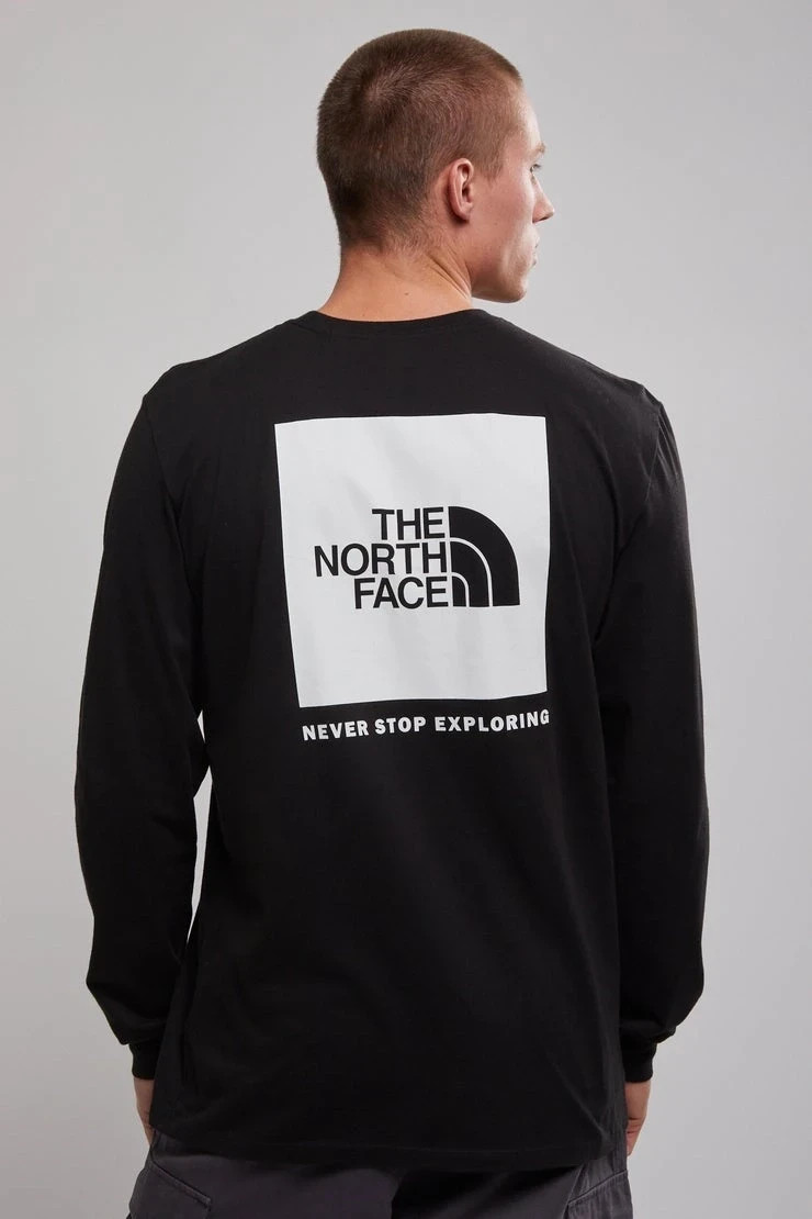 Лонгслів The North Face Long Sleeve Box Nse Mens Tee Black NF0ATUNLKY4