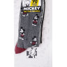 Шкарпетки MICKEY ECRITURE DANS MICKEY/ALL OVER DE MICKEY/TET сірий, чорний Діт 39-42 93154162-1