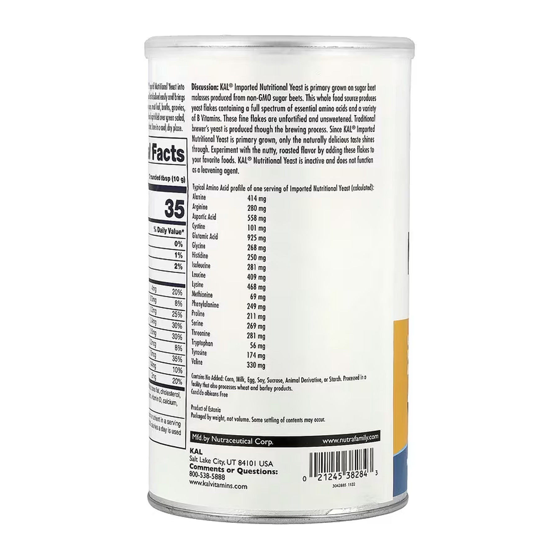 Порошок KAL Imported Nutritional Yeast - 220g 2023-10-5842