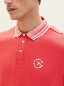 Поло 1035575-31045 Tom Tailor L Червоний 1035575-31045