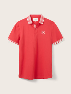 Поло 1035575-31045 Tom Tailor L Червоний 1035575-31045