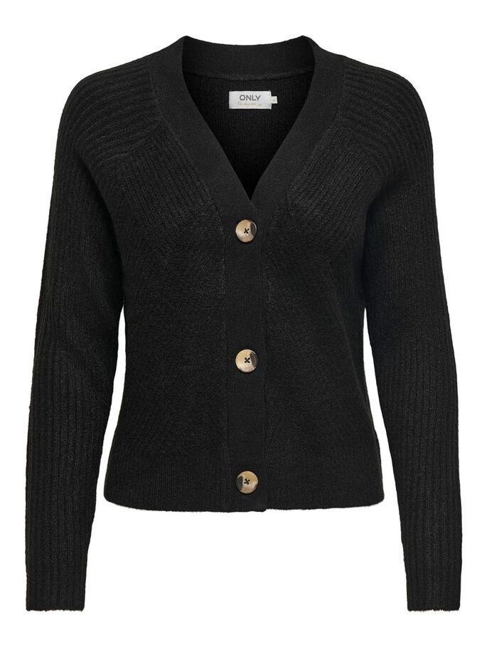 Кардиган ONLCAROL L/S CARDIGAN KNT NOOS 15196734-Black ONLY L Чорний 15196734-Black