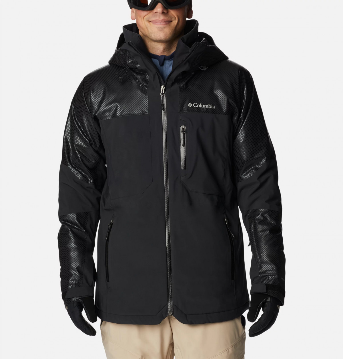 Куртка SNOW SLAB BLACK DOT 2008071-010 Columbia S Чорний 2008071-010