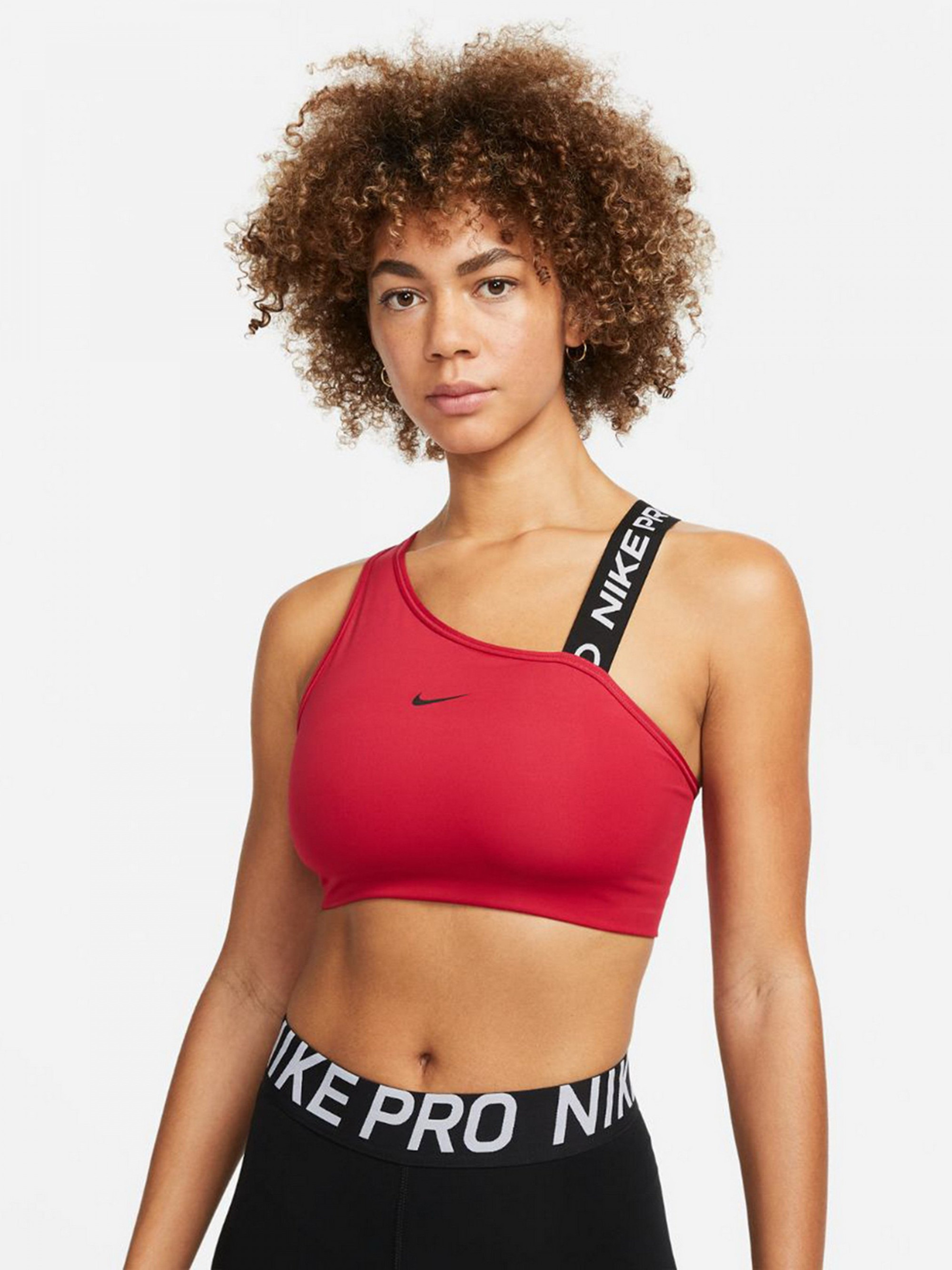 Топ жіночий Nike Womens Medium-Support Asymmetrical Sports Bra Bordo Dm0570-614 DM0570-614