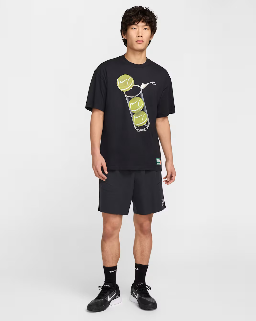 Футболка чоловіча Nike Court M90 Tennis Black HJ3468-010
