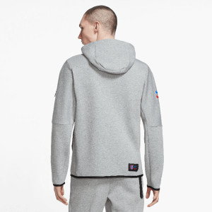 Толстовка чоловіча Nike Fc Barcelona 22/23 Champions League Nsw Tech Fleece Hoodie Grey DN3084-063