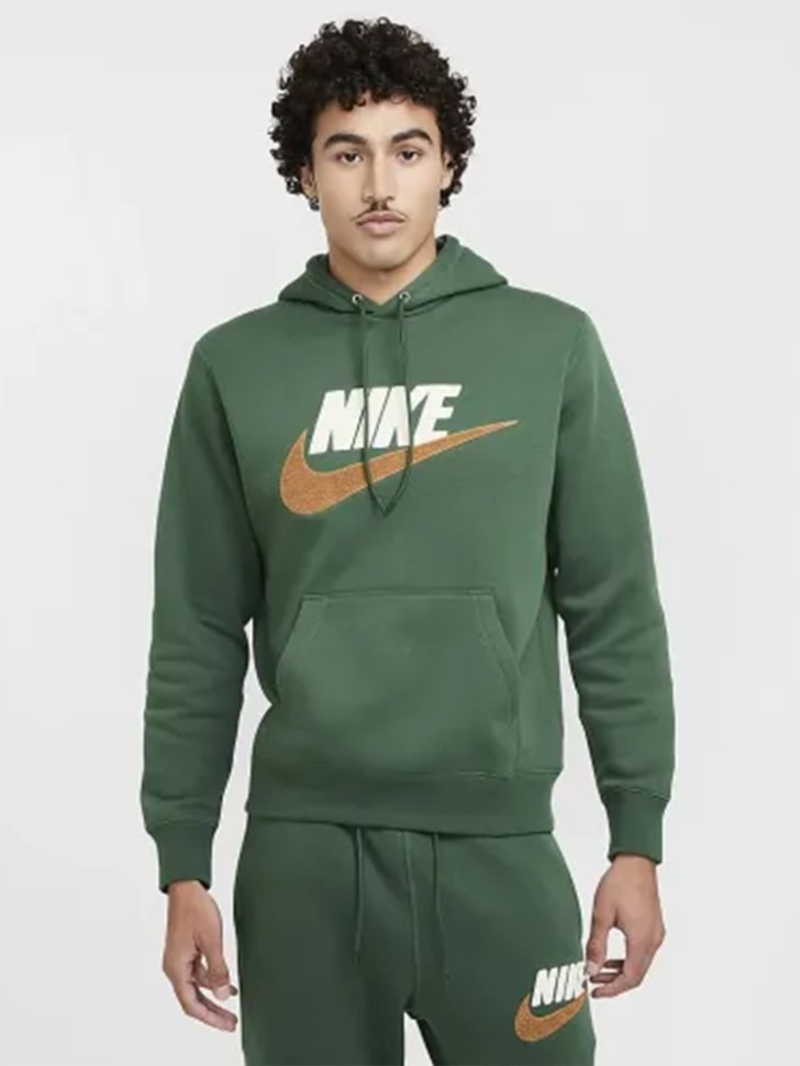 Худі чоловіче Nike Club Bb Po Chnl Ftra Green FN3104-323