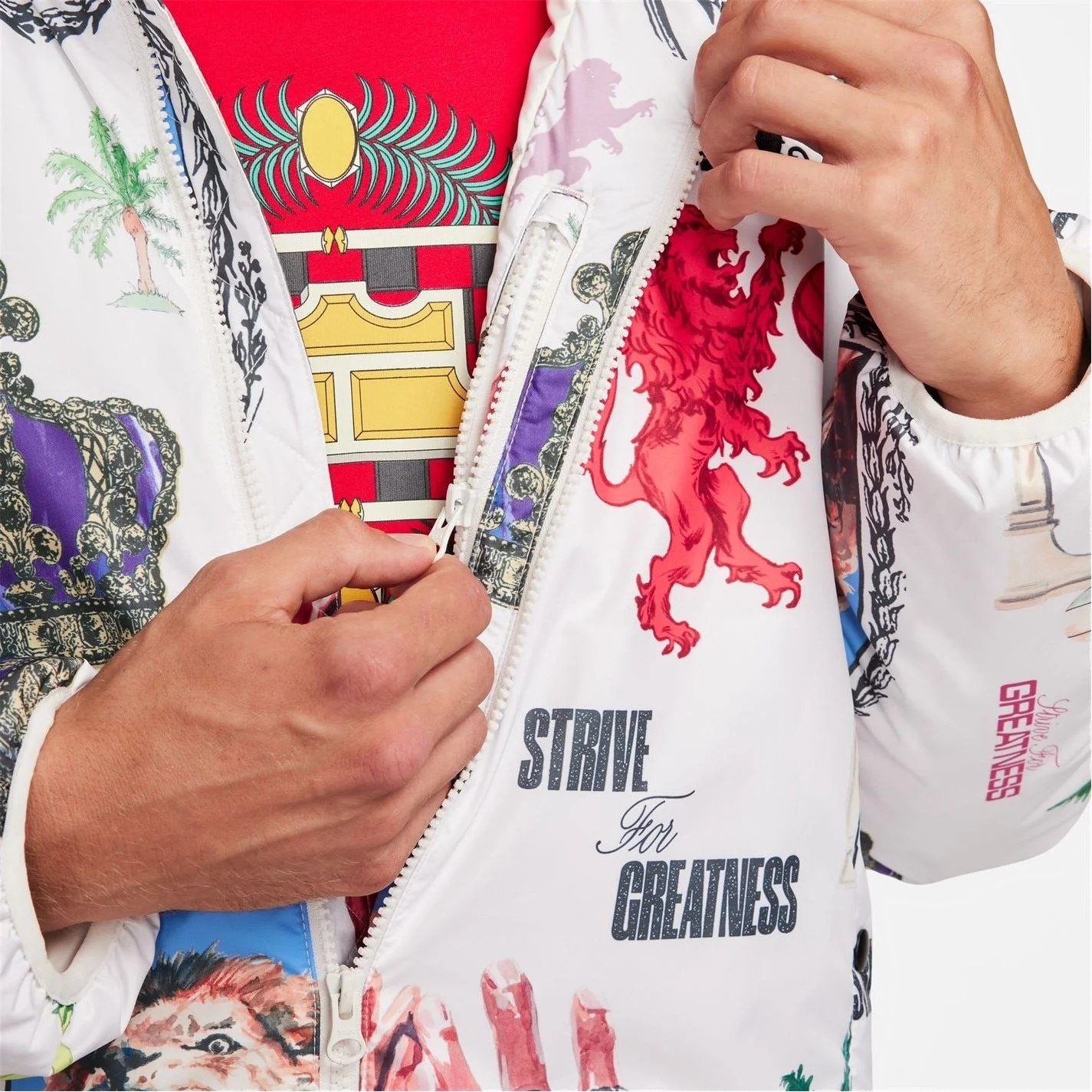 Куртка чоловіча Nike Lj Tf Dwnfl White FB6974-030