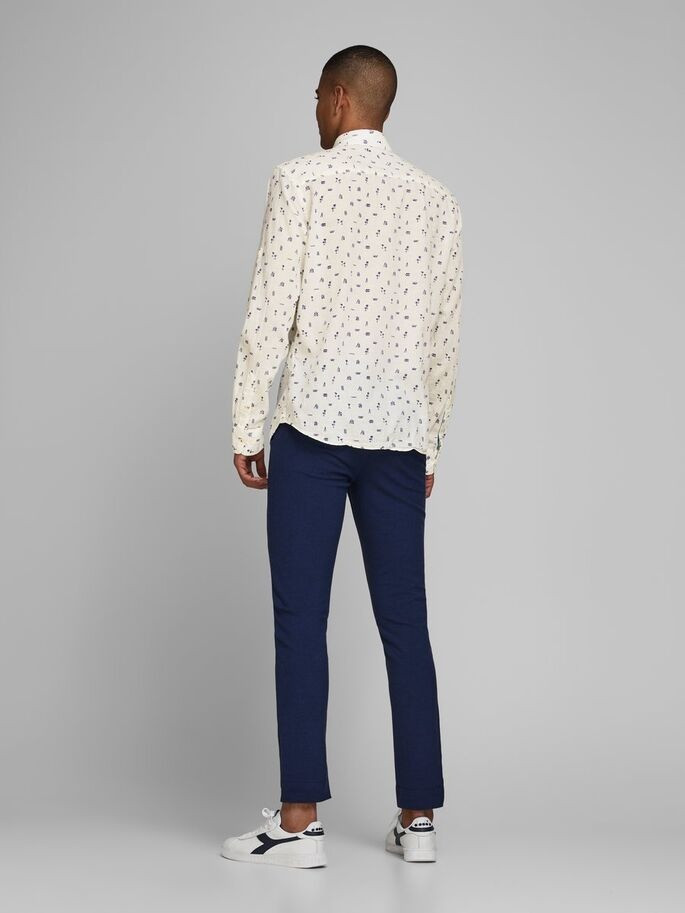 Сорочка 12170683CloudDancer Jack&Jones L Білий 12170683CloudDancer