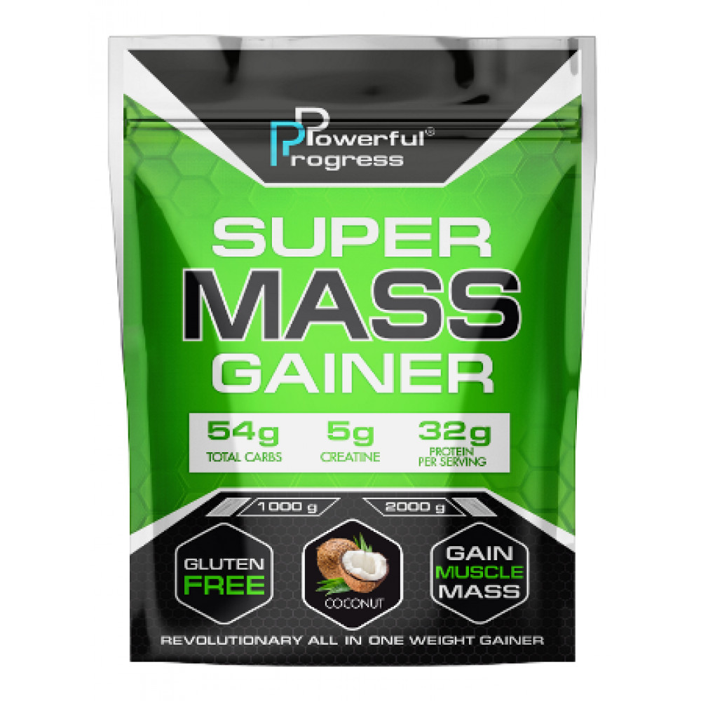 Порошок Super Mass Gainer - 1000g Coconut 100-46-7756712-20