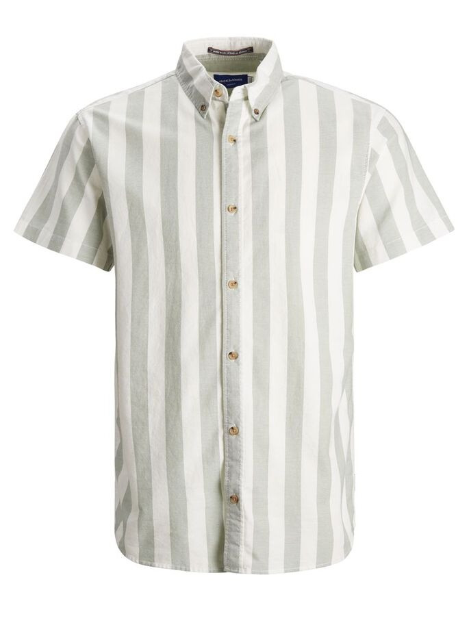Сорочка JORTOM SHIRT SS 12187609 Sea Spray Jack&Jones S Бежевий 12187609SeaSpray