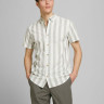 Сорочка JORTOM SHIRT SS 12187609 Sea Spray Jack&Jones S Бежевий 12187609SEASPRAY