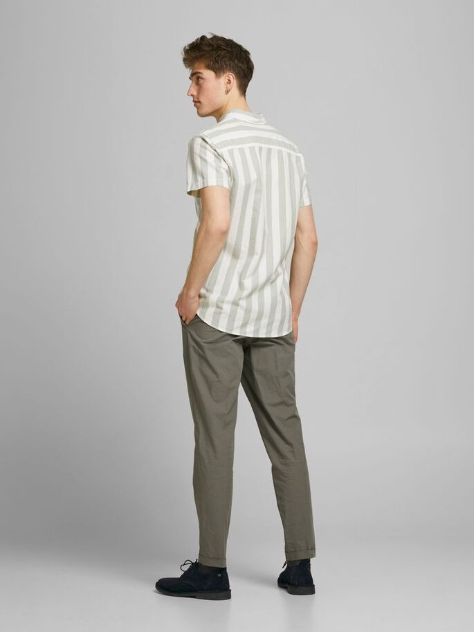 Сорочка JORTOM SHIRT SS 12187609 Sea Spray Jack&Jones S Бежевий 12187609SeaSpray