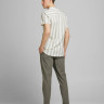 Сорочка JORTOM SHIRT SS 12187609 Sea Spray Jack&Jones S Бежевий 12187609SEASPRAY