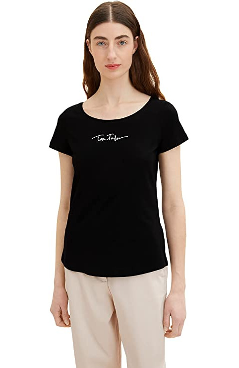 Футболка 1036192-14482 Tom Tailor XS Чорний 1036192-14482