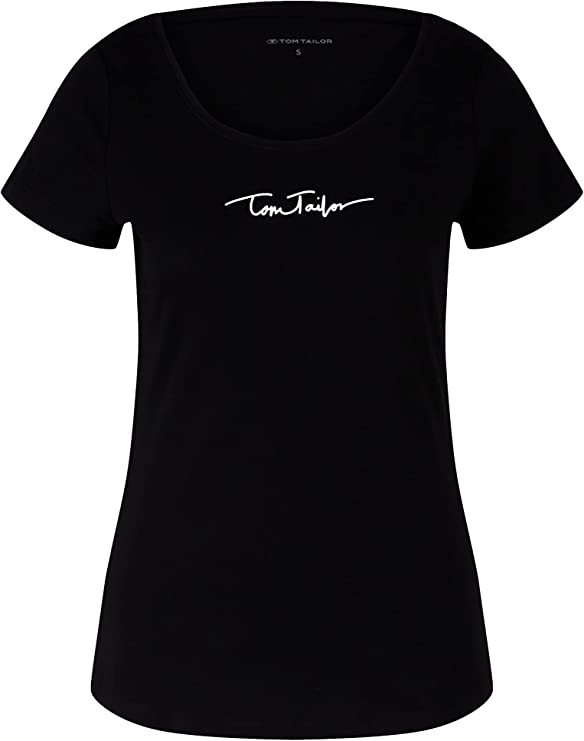 Футболка 1036192-14482 Tom Tailor XS Чорний 1036192-14482