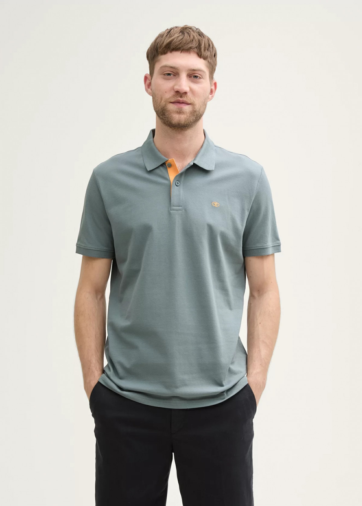 Футболка поло Basic Polo Shirt 1031006-31090 Tom Tailor L Зелений 1031006-31090