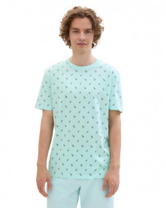 Футболка Men's DENIM T-shirt 1042069ХХ35504 Tom Tailor L Блакитний 1042069ХХ35504