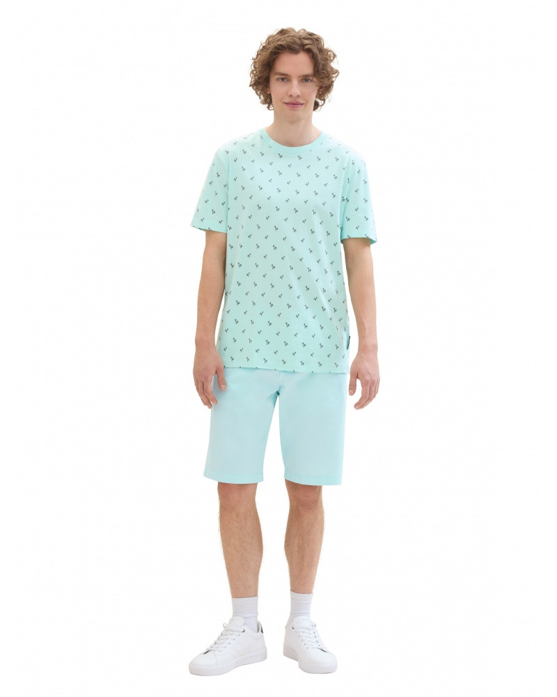 Футболка Men's DENIM T-shirt 1042069ХХ35504 Tom Tailor L Блакитний 1042069ХХ35504