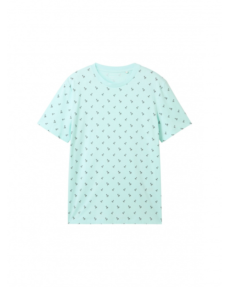 Футболка Men's DENIM T-shirt 1042069ХХ35504 Tom Tailor L Блакитний 1042069ХХ35504