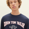 Футболка з довгими рукавами 1039792ХХ10668 Tom Tailor L Темно-синій 1039792ХХ10668
