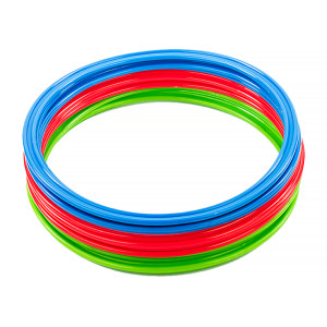 Кільця спортивні 12 шт (4 Червоні+4 Сині+4 Зелені) AVK3-610-463-302