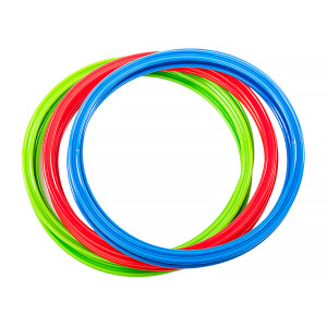 Кільця спортивні 12 шт (4 Червоні+4 Сині+4 Зелені) AVK3-610-463-302