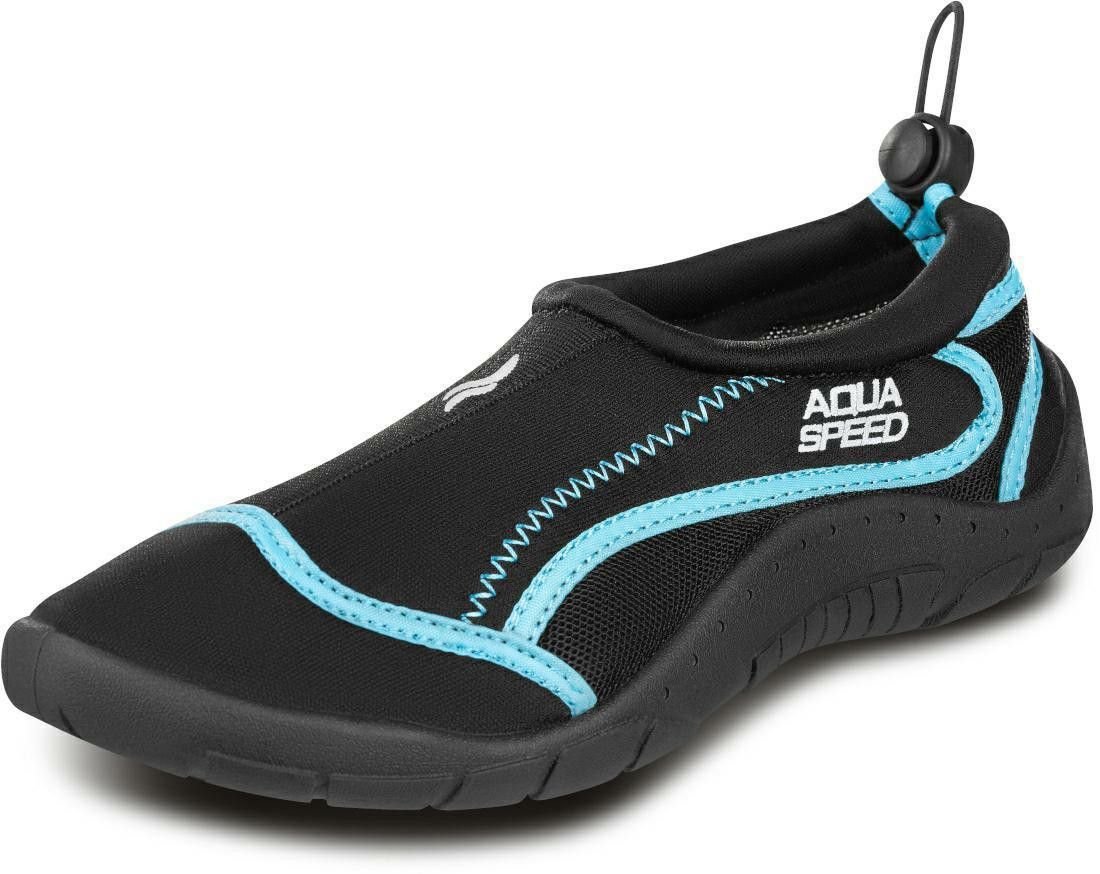 Аквашузи Aqua Speed AQUA SHOE MODEL 28C 9548 чорний, синій Уні 35 704-28C