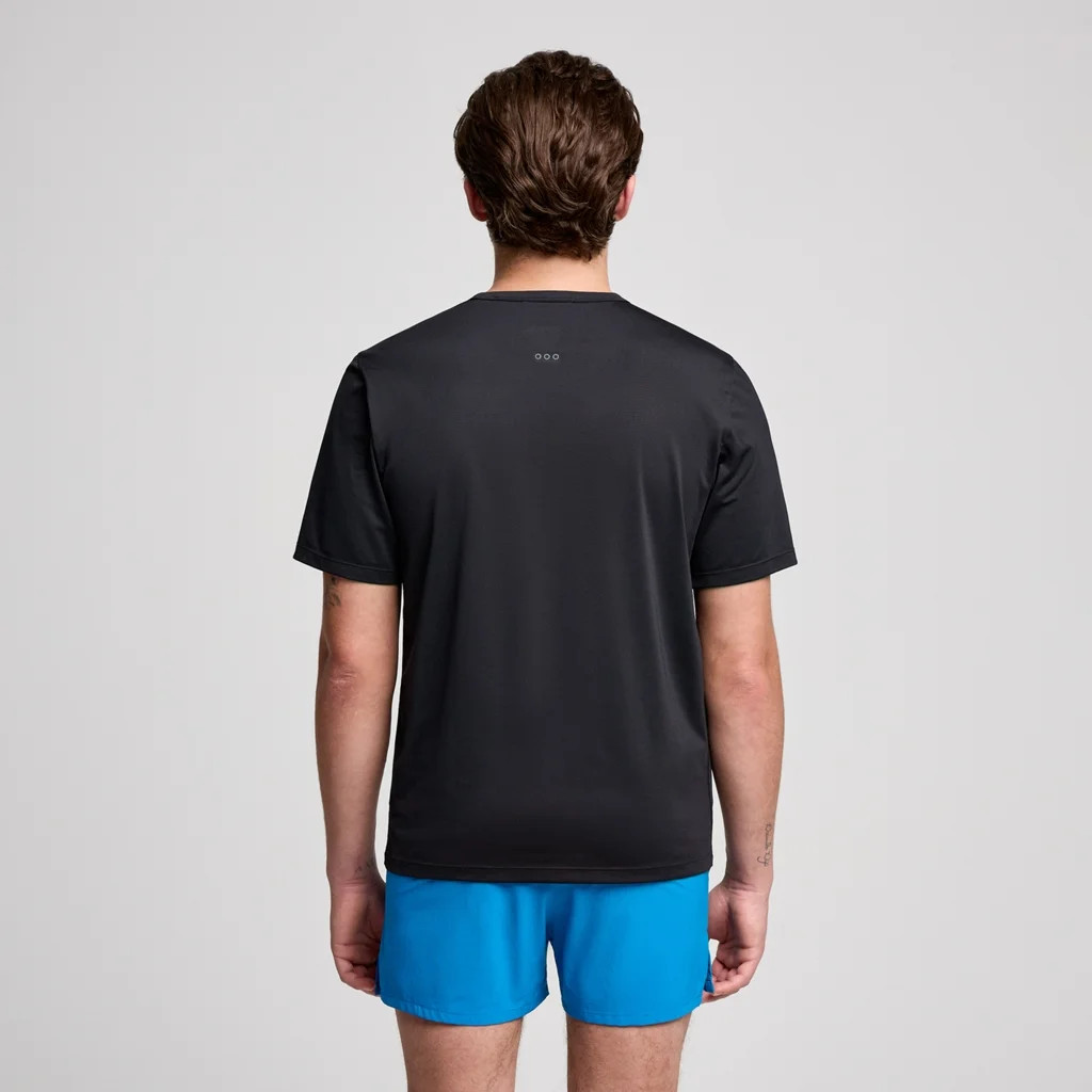 Футболка Saucony STOPWATCH SHORT SLEEVE SAM800377-BK