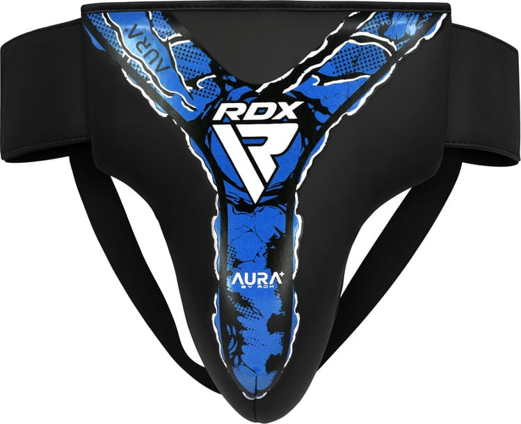 Захист паху RDX GROIN GUARD NEW AURA F17 чорний, синій Уні M GDR-F17BU